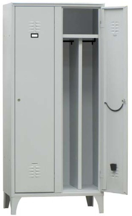 ARMADIO SPOGLIATOIO CON TRAMEZZA